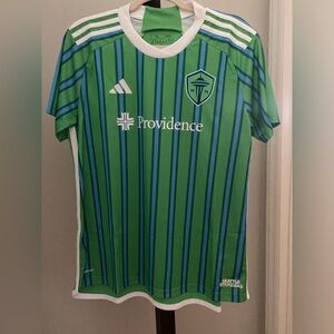 New adidas Seattle Sounders FC MLS Home Jersey Women’s XL Soccer Shi…